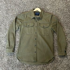 Freenote Utility Shirt, Size S, Green